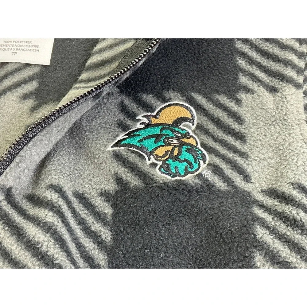 Rivalry Threads Kids Fleece Jacket Buffalo Plaid‎ Logo Zip Up Outerwear XS